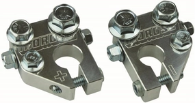 Moroso 74098 Battery Terminal, Multi Power Block, SAE/JIS in Silver