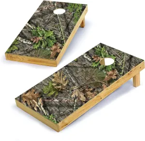 Mossy Oak Graphics, Cornhole Board Wrap Kit, NWTF Obsession, 2 Pieces of 24.5 x 48.5, Peel and Stick Vinyl, Pre-Cut Hole