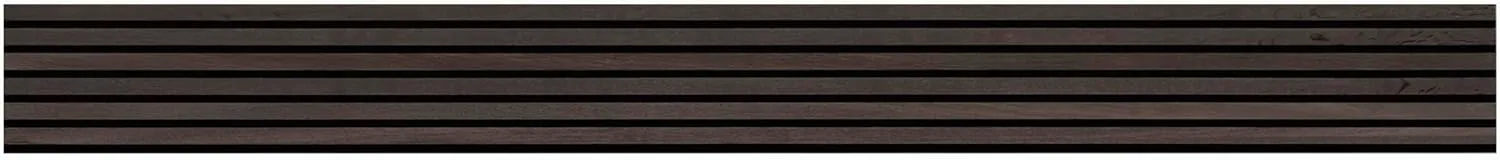 MSI 4-Pack Acoustic Wood Slat Wall Panels for Interior Decor, 3D Fluted Sound Absorbing Wood Paneling for Accent Wall Ceiling Kitchen Living Room Bedroom, Eco-Friendly MDF - 9.5 in. x 94.5 in. - Umber