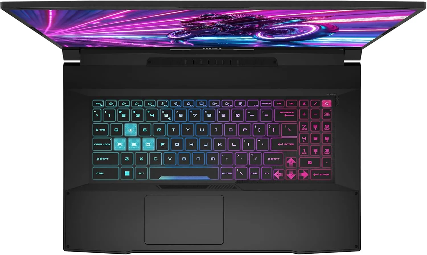 MSI Katana A17 AI Gaming Laptop, AMD Ryzen 9 8945HS, 64 GB DDR5 RAM, 4 TB PCIe SSD, 17.3" FHD (1920x1080) Display, Nvidia G-Force RTX 4060, W11 Home, Backlit Keyboard, Black