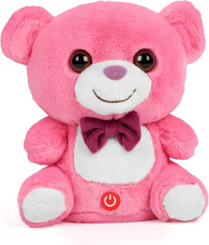 Music Bear Toy with Recording Function - Plush Stuffed Animal Bear Toy with 10 Soothing Songs, Bear Toys Gift for 2  Kids, Toddlers, Girls, Birthday, Christmas
