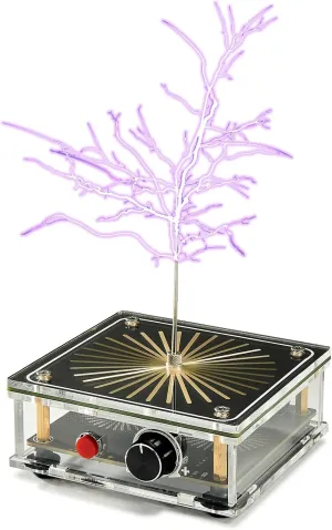Music Tesla Coil 8 Arc Plasma Speaker Science Experiment Desktop Toy Model Tesla Coil 8
