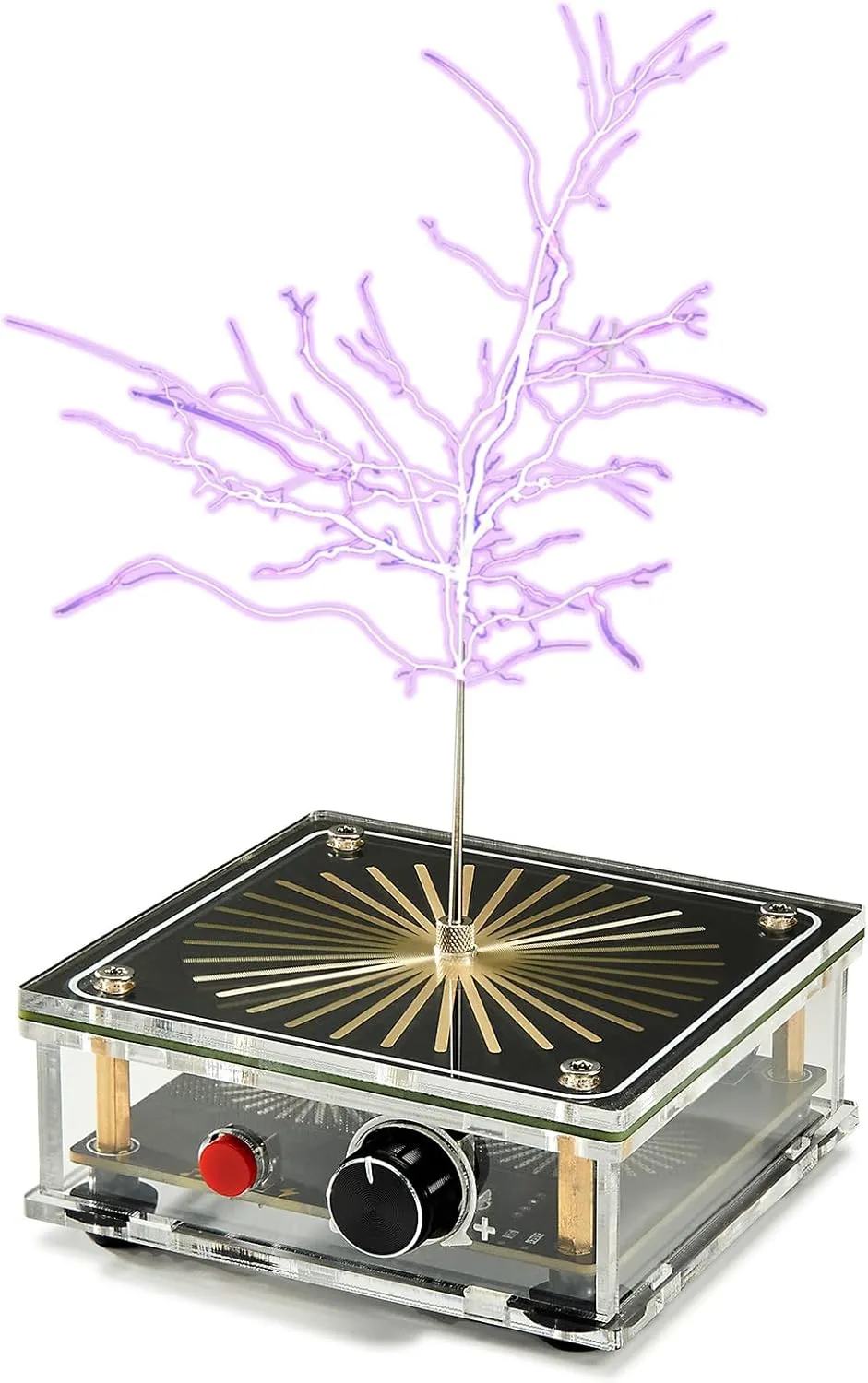 Music Tesla Coil 8 Arc Plasma Speaker Science Experiment Desktop Toy Model Tesla Coil 8