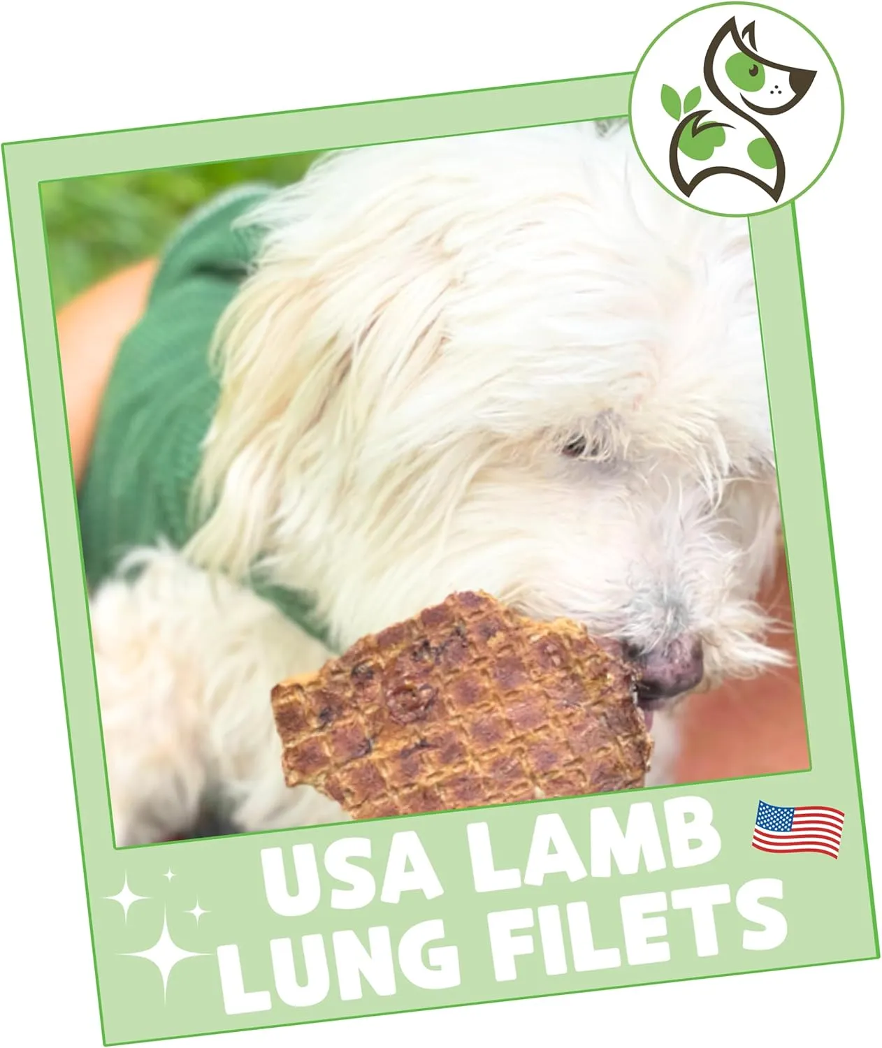 Nature Gnaws USA Lamb Lung Filets for Dogs (8oz) - Single Ingredient Natural Dog Chew Treats – Made in USA - Rawhide Free