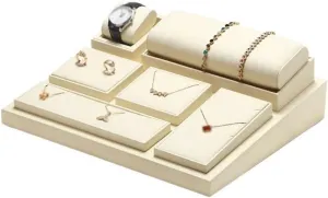 Necklace Display Stand Fashion Jewelry Display Props Necklace Ring Earrings Bracelet Counter Jewelry Rack Jewelry Display Stand Jewelry Display Set