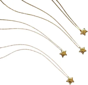 New 2026 Unisex Simple Fashion Lucky Five Point Star Solid Charm 316L Titanium Steel Plated 18K Gold Pentagram Collar Necklace For Women Decoration Jewelry Luxury Accessories Trendy For Women And Men