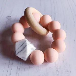 Newborn Mini Teether - Peach