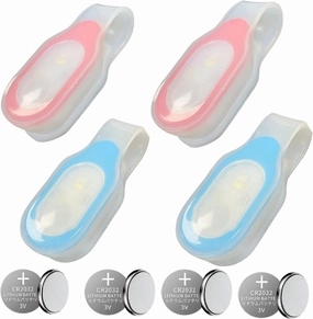 Night Light for Nurse, Hands Free Flashlight，Nurse Light Clip,Magnetic Flashlight for Walking Running Pets Outdoors Emergency (4 Pack)