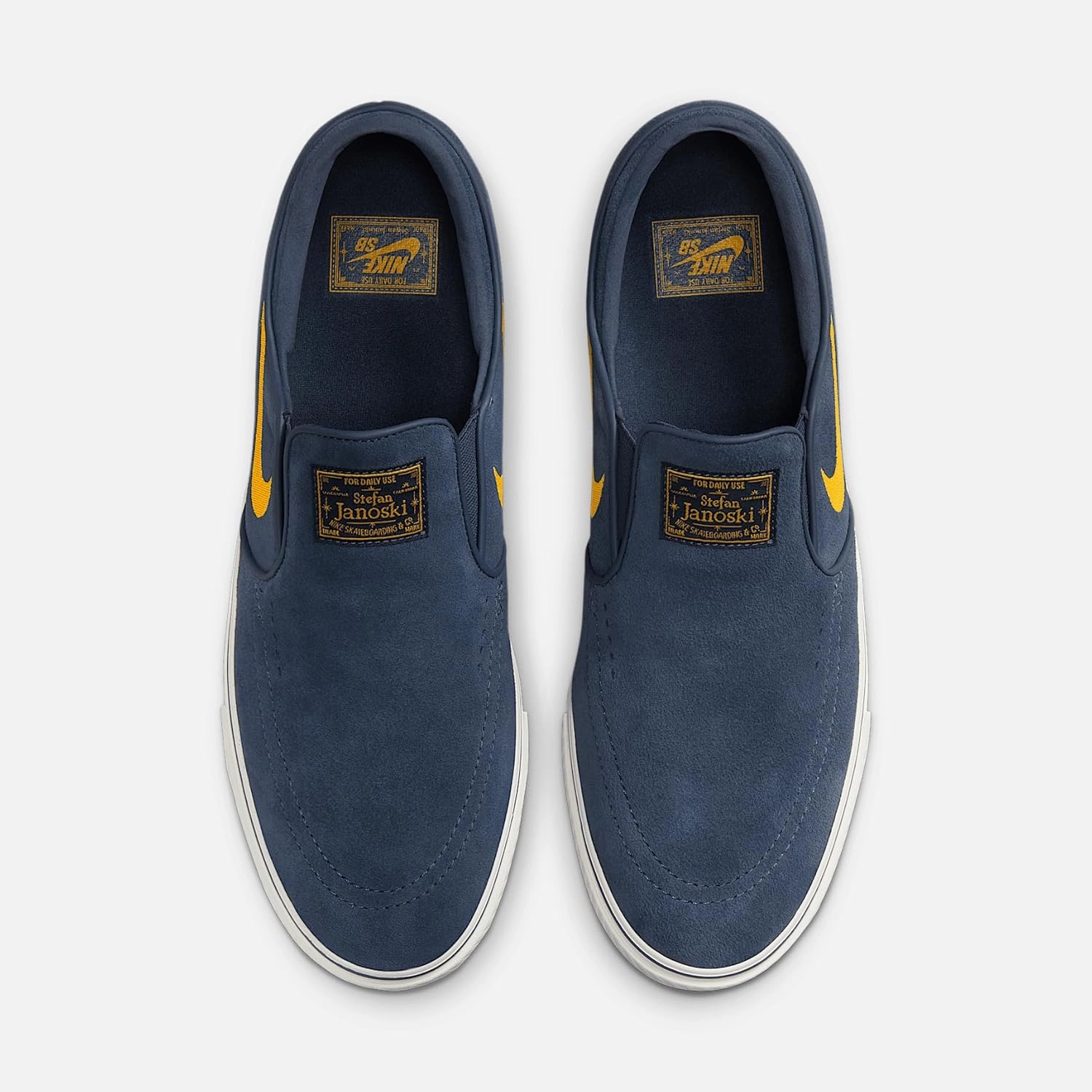 Nike SB Janoski  Slip Skate Shoes (FN5893-401, Thunder Blue/Thunder Blue/Sail/Sundial)
