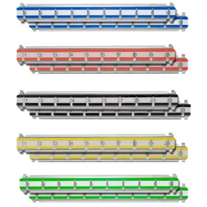 Number 1-100 Labeled Key Racks with Hooks for Adjustable Key Cabinets | AF13682