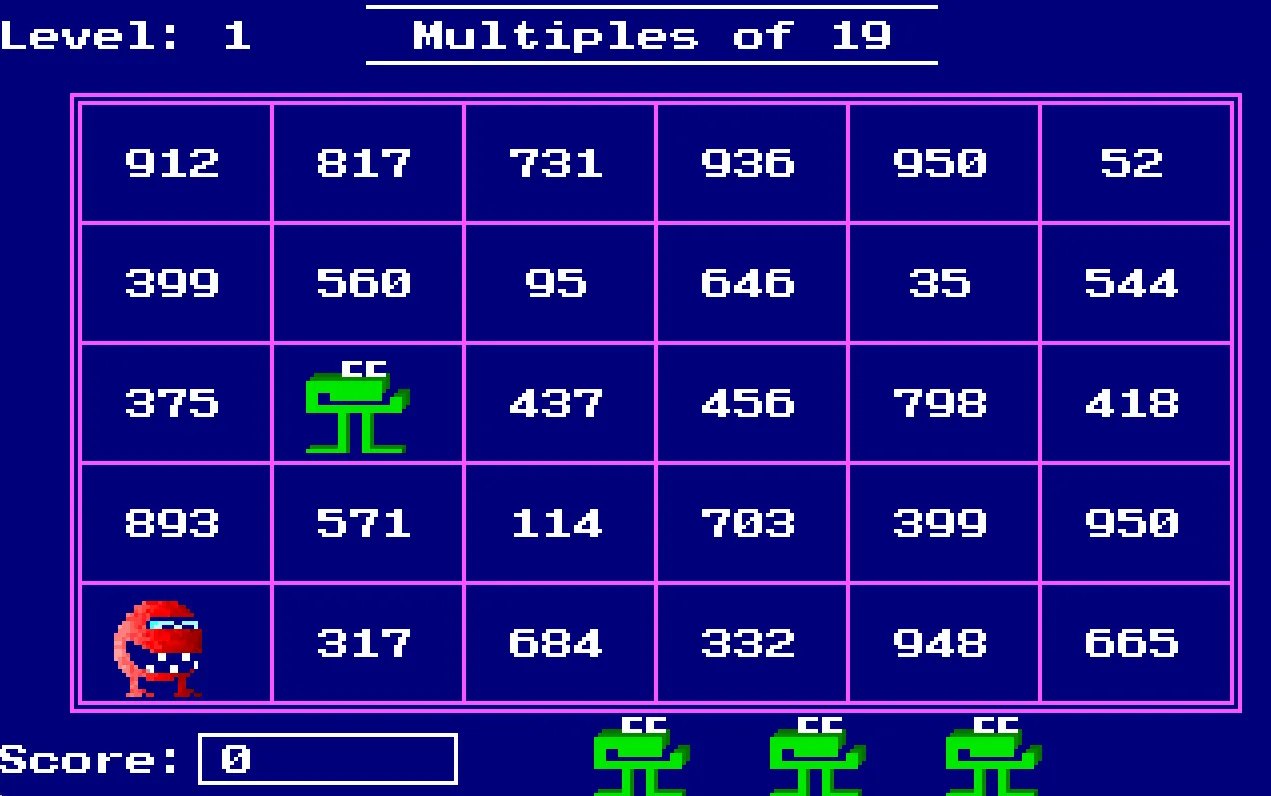 Number Munchers Hat