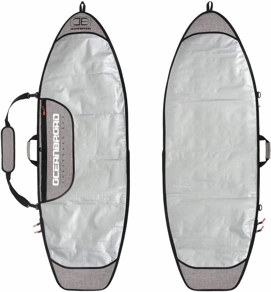 OCEANBROAD Surfboard Longboard Bag Day Bag Board Cover 5'0, 5'6, 6'0, 6'6, 7'0, 7'6, 8'0, 8'6, 9'0, 9'6, 10'0