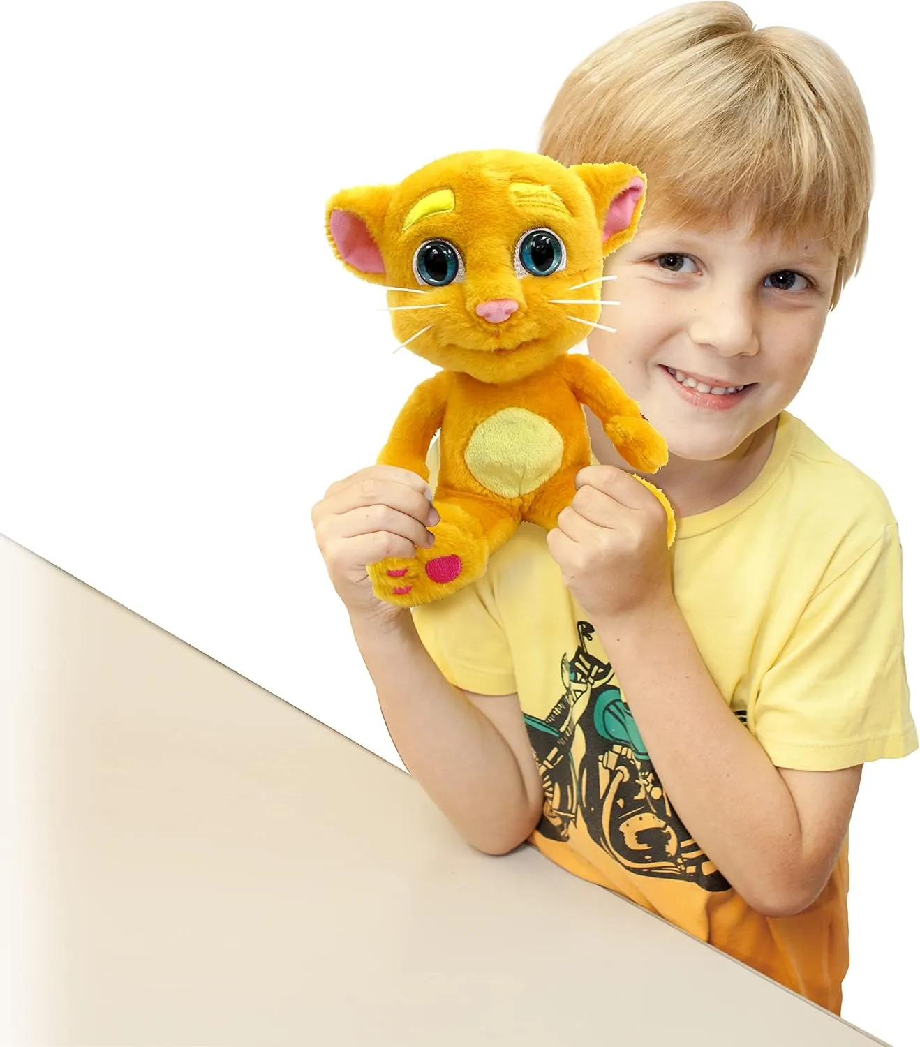 Official Talking Tom & Friends 12 Inch Ginger Plush Toy with Interactive Talkback & App Sounds Features | an Original, Fun & Educational Cuddle Toy for Baby & Kids…