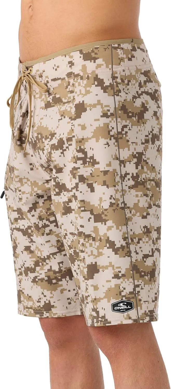 O'NEILL Men's Board Shorts 21 Inch Outseam GI Jack - Quick Dry Board Shorts Men's, Mens Board Shorts for Beach & Surfing
