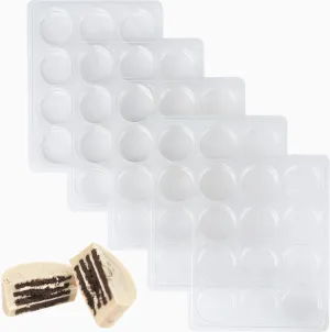 Oreo Cookie Chocolate Mold Chocolate Covered Cookie Mold 5 Pack, 12 Cylinders Each, Chocolate Covered Oreos,Candy, Cookies and Chocolate, and Even Soap Molds