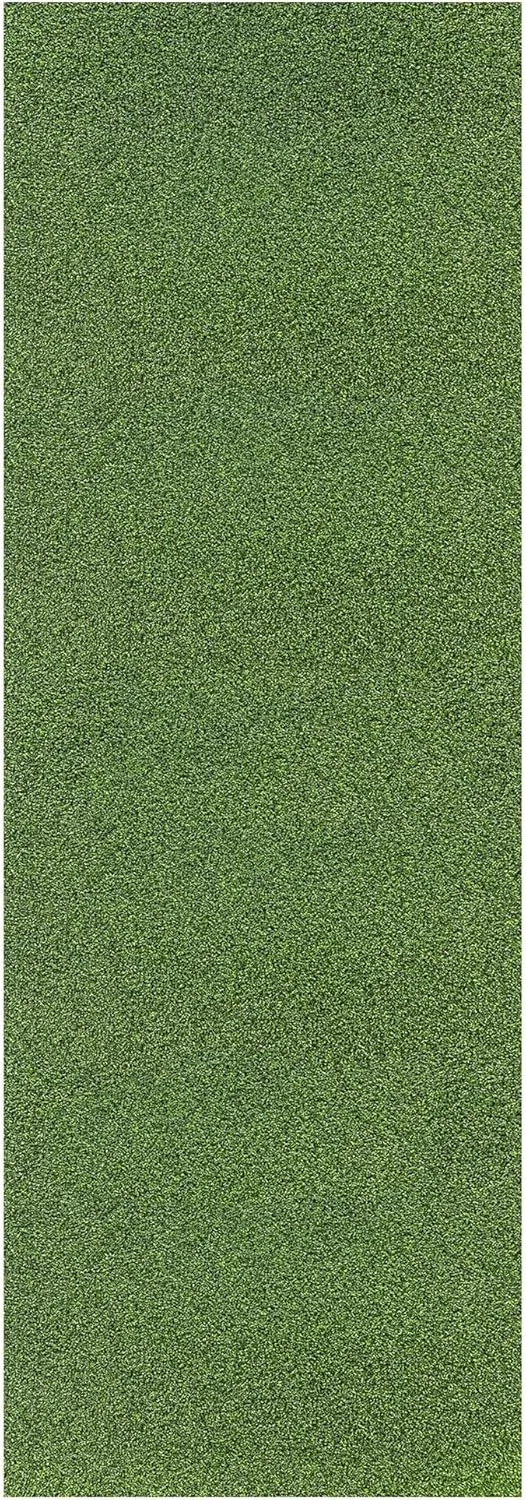 Ottomanson Artificial Turf Golf Hitting Mat 3' x 10' Indoor/Outdoor Waterproof Synthetic Fake Grass for Putting Practice Baseball Football Sports Gym Backyard, Custom Size 2' up to 30'