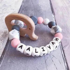 Personalised Elephant Teether