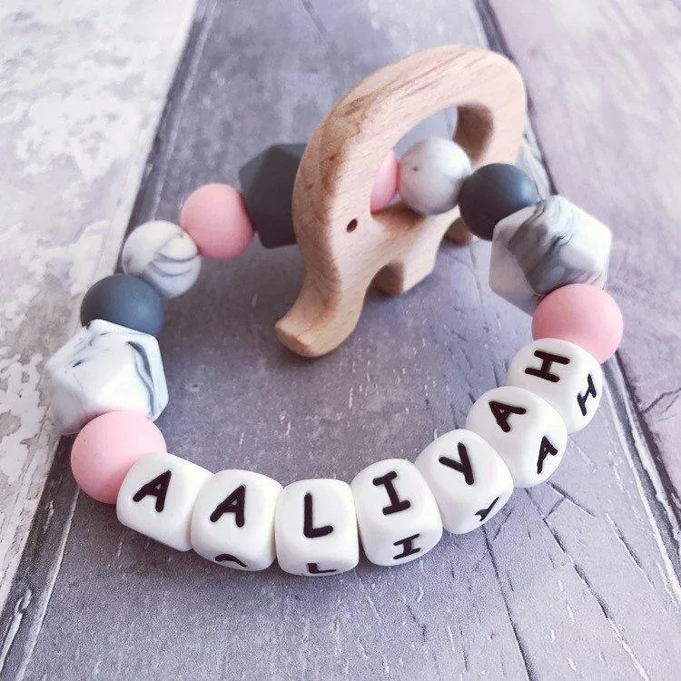 Personalised Elephant Teether