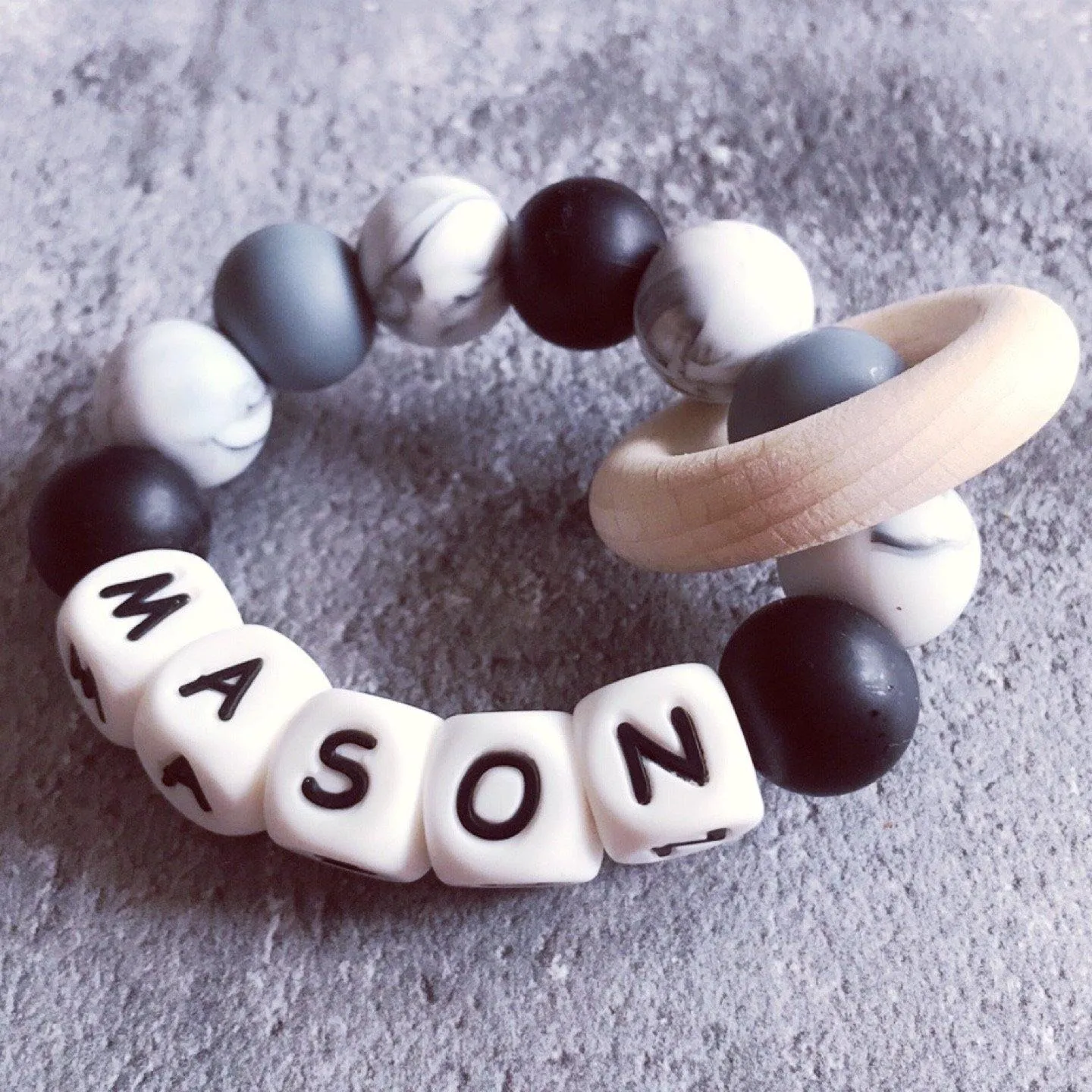 Personalised Newborn Mini Teether