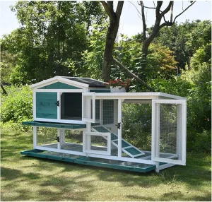 Pet House/Pet Cage Pet cage Rabbit cage Double Drawer Rabbit nest Pigeon cage Villa King Room Outdoor Cat Condo,White