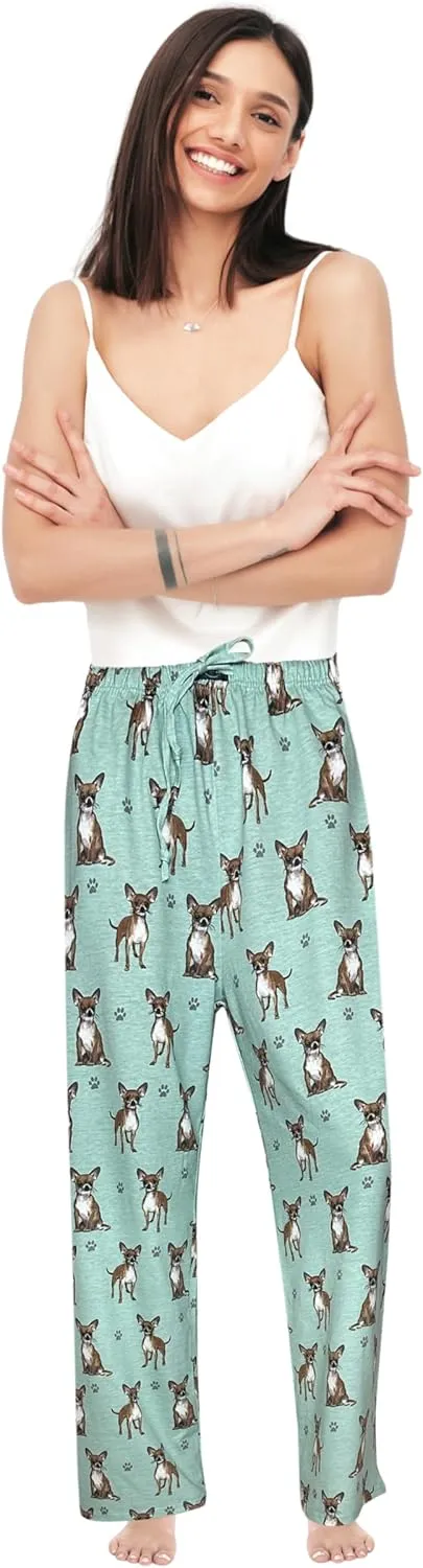 Pet Lover Pajama Pants – New Cotton Blend - All Season - Comfort Fit Lounge Pants for Women and Men - 27 Breeds Available