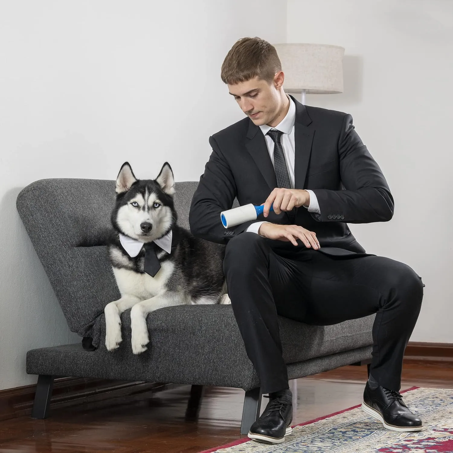 PetLovers Extra Sticky Lint Roller Mega Value Set 450 Sheets for Pet Hair Removal and Clothes, Dog and Cat Lint Remover 5 Pack