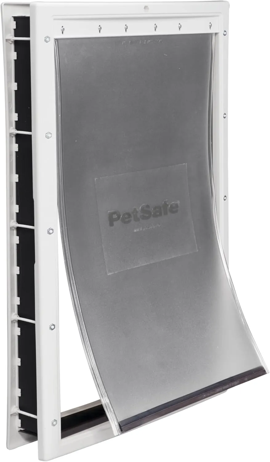 PetSafe Never Rust Plastic Doggie Door for Install in Interior and Exterior Doors or Walls, Paintable, Easy Install, Closing Panel Included, for Pets Up to 100 lb, (Large)