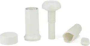 Plastic Garlic Press – Mr. Garlic • Garlic Press & Garlic Peeler for Fine Grating • Odorless Processing of Garlic • Garlic Crusher • Handy Garlic Press