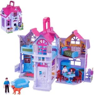 Portable Dollhouse for Kids
