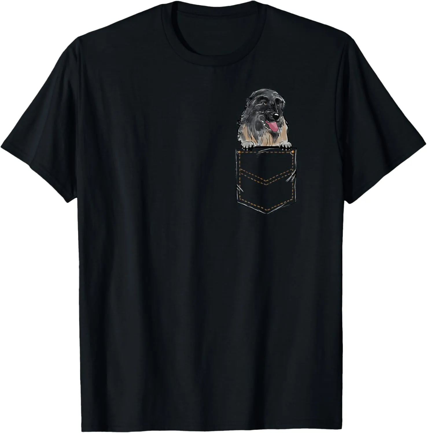 Portuguese Watchdog Puppy for a Dog Owner Pet Pocket T-Shirt