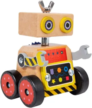 Practical Life/Culture-Science Robot Assembly Kit Twisting On and Off Screws Bolts Screw Driver Nuts and Bolt Educational STEM Toy Logic Game Brain Teasers Gift for 3 4 5 6 7 Years