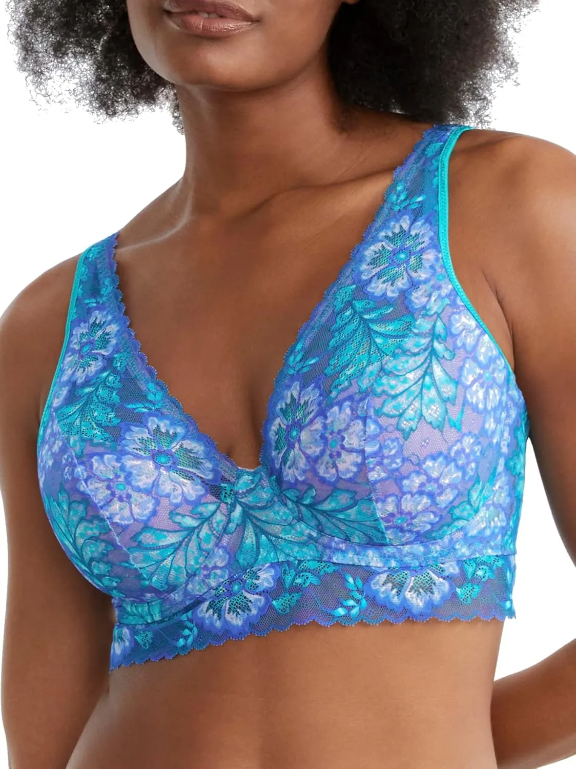 PrimaDonna Morro Bay Plunge Balcony Bra 36G, Mermaid Blue