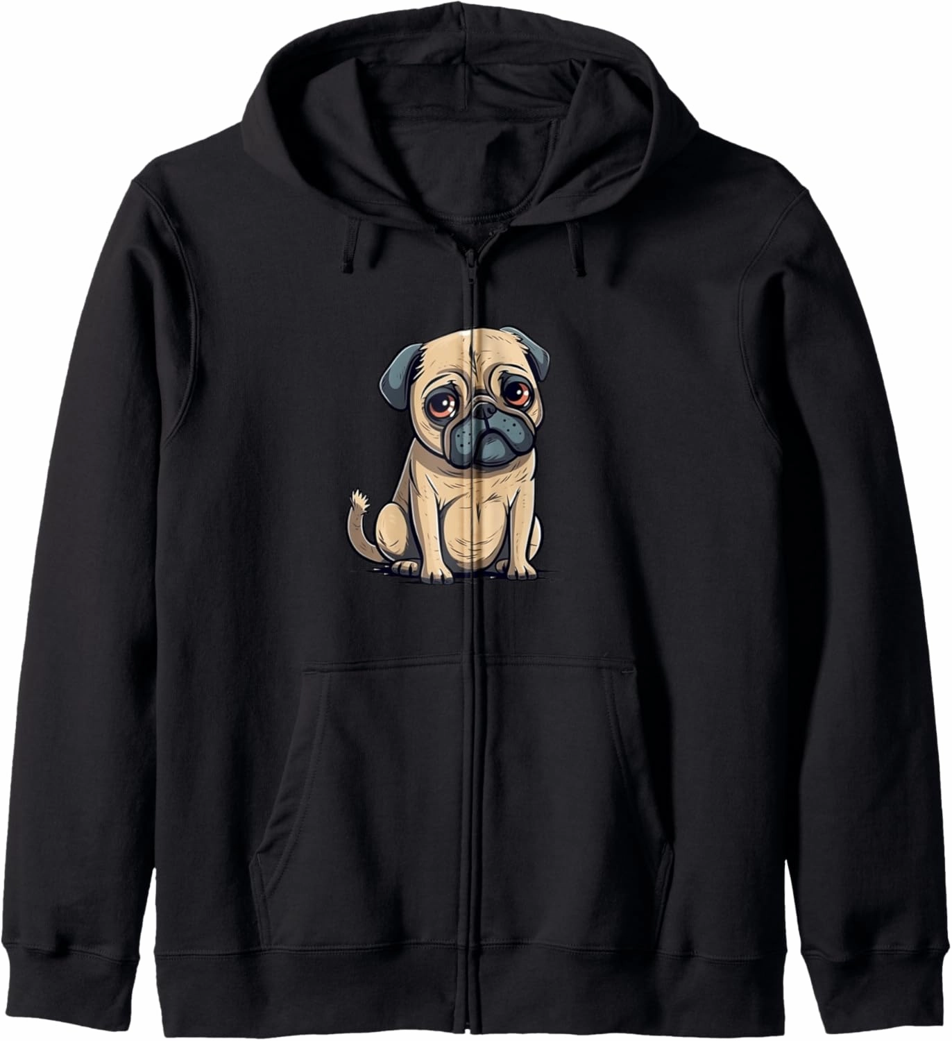 Pugster Adorable Your Love for your K-9 Zip Hoodie