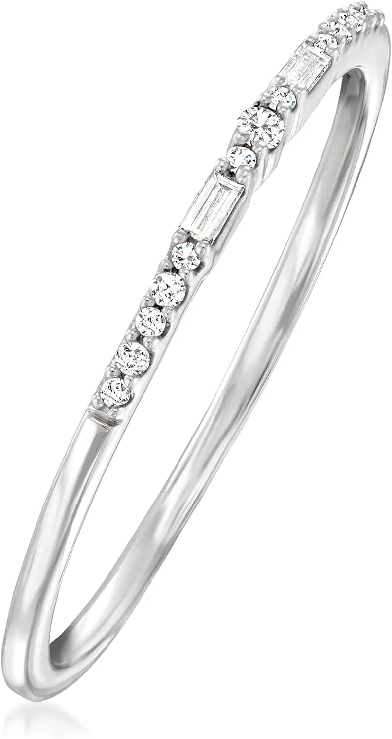 Pure Collection by Ross-Simons Diamond Ring in Sterling Silver