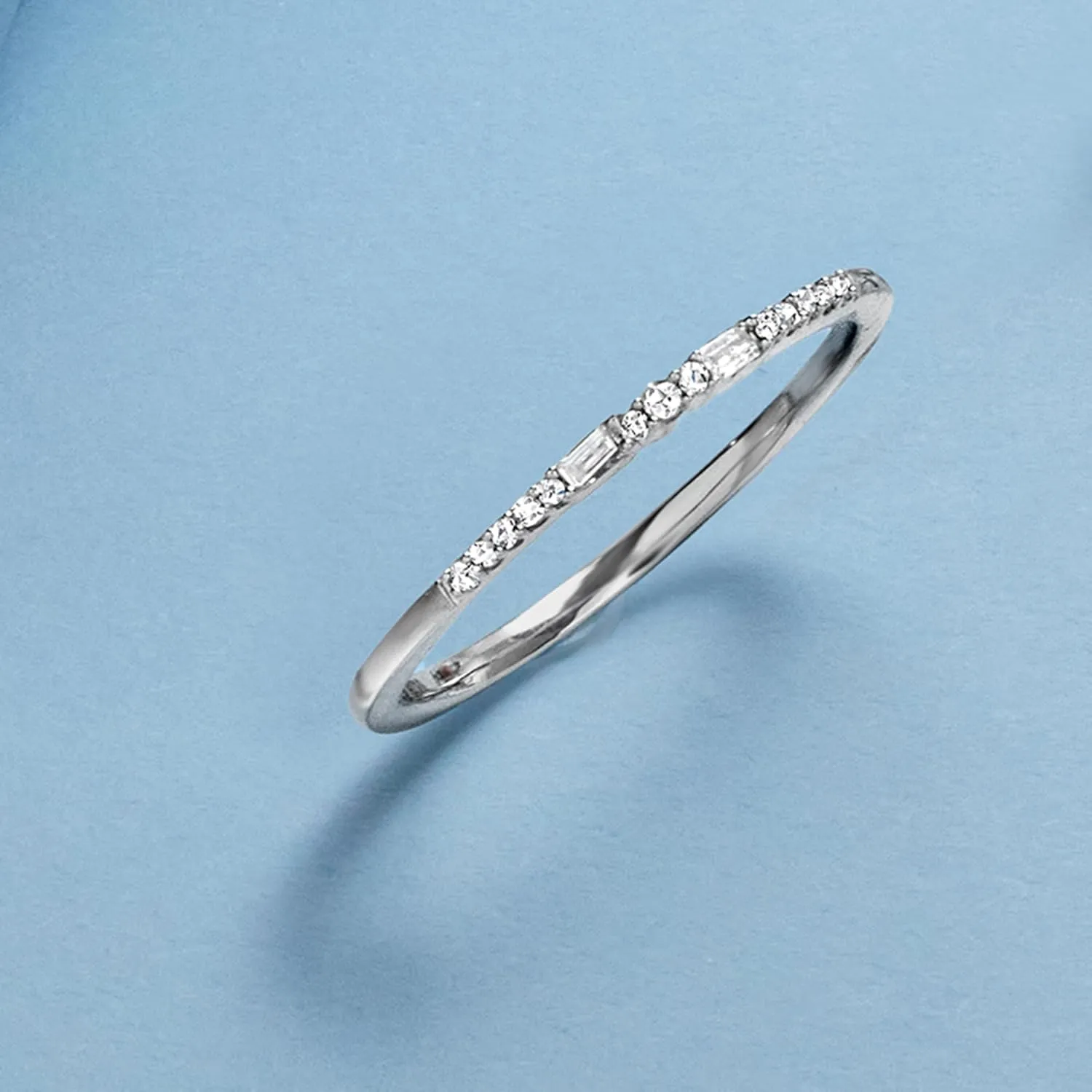 Pure Collection by Ross-Simons Diamond Ring in Sterling Silver
