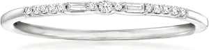 Pure Collection by Ross-Simons Diamond Ring in Sterling Silver