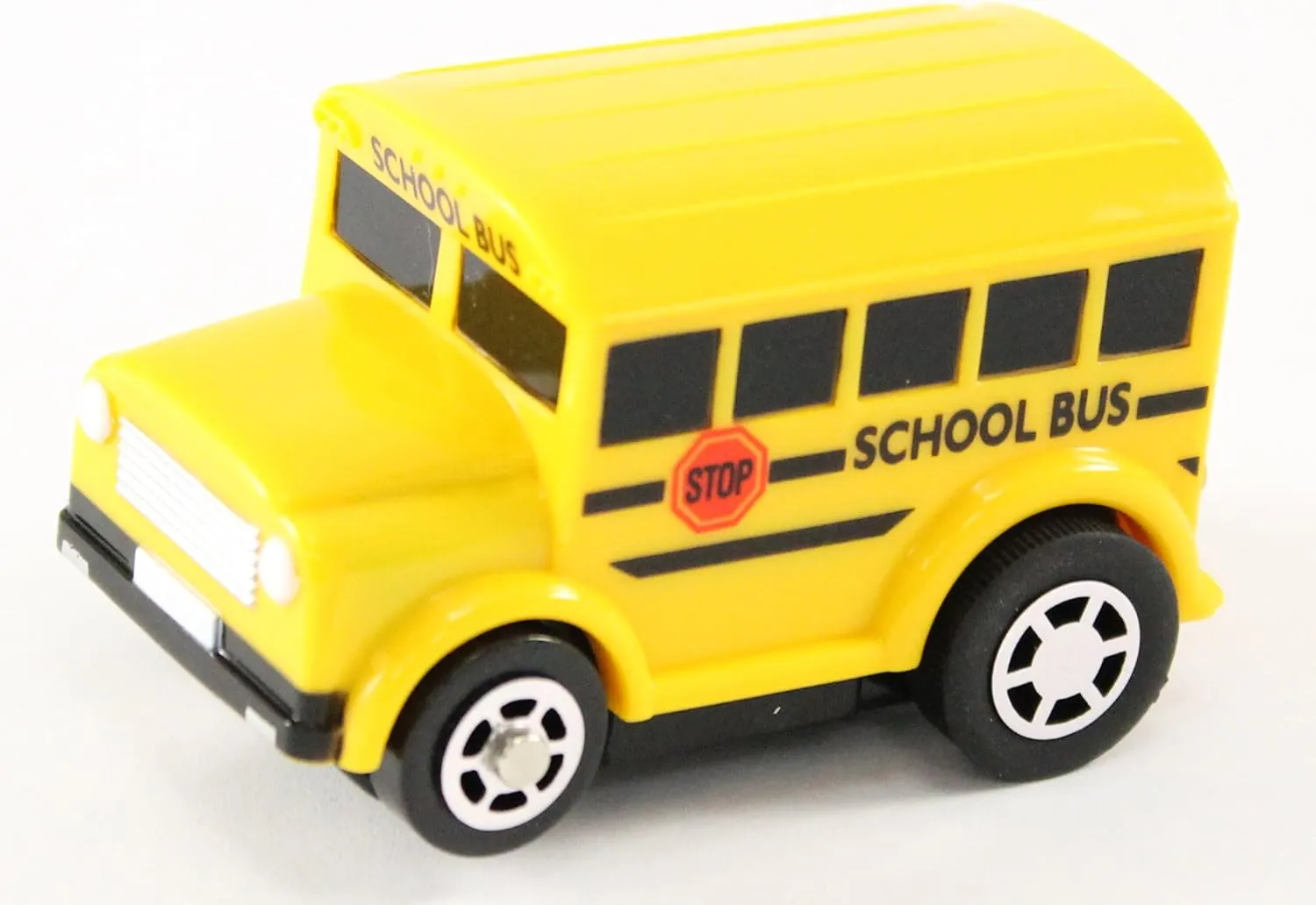 Puzzle Track Play Set - Battery-Operated Toy Vehicle & Floor Puzzle Play Mat - 16 Pc Sets - School Bus Themed Vehicle - Interchangeable Tracks - Create Up To 50 Combinations - by Ideas In Life