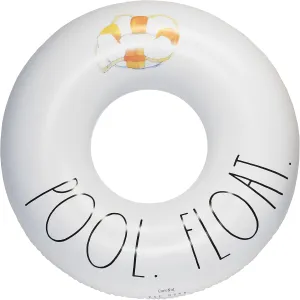 Rae Dunn x CocoNut Float Ring Float - Adult Size Large 48 Inch Inflatable Raft & Durable Water Inner Tube - Stable Ride-On for Summer Parties & Swim Events