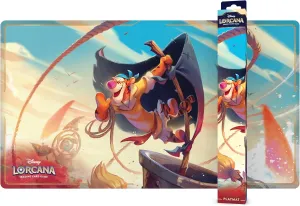 Ravensburger Disney Lorcana TCG: Archazia's Island Playmat featuring Tigger - In The Crow's Nest | Protects Cards | Versatile Game, Desk, or Mouse Pad | Durable Non-Slip Surface | Suitable for Ages 8 