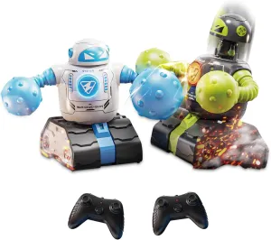 Remote Control Fighting Robots Set of 2, RC Ejecting Battle Bots with Adjustable Sound & Light, Fun Electronic Battle Robot Toys, Christmas Birthday Gifts for Age 6  Year Old Kids Boys
