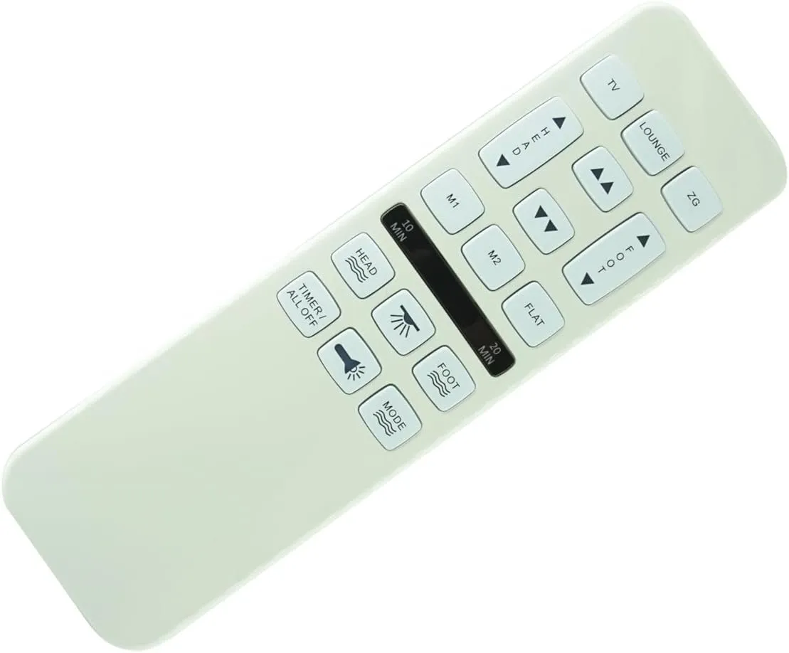 Remote Control Only Compatible for Control Box/Adjustable Bed Base We List (Important : Send Your Control Box to Us First) (for Bed Tech Bedtech BT3000)