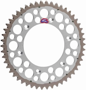 Renthal 1230-520-48GPSI Twinring Silver 48 Tooth Rear Sprocket