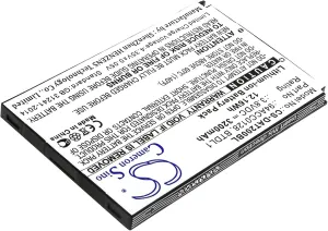 Replacement Battery Compatible with Datalogic Axist, DL-Axist, Part Number: 3H21-00000491, 94ACC0128, 94ACC0129, BTDL1 3200mAh/3.8V