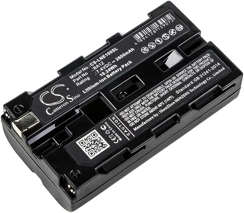 Replacement Battery for Line 6 James Tyler Variax, JTV Guitar, Variax Guitars, Variax Standard, Shuriken, JTV James Tyler Variax, BA12 98-034-0003 (2600mAh) Li-ion