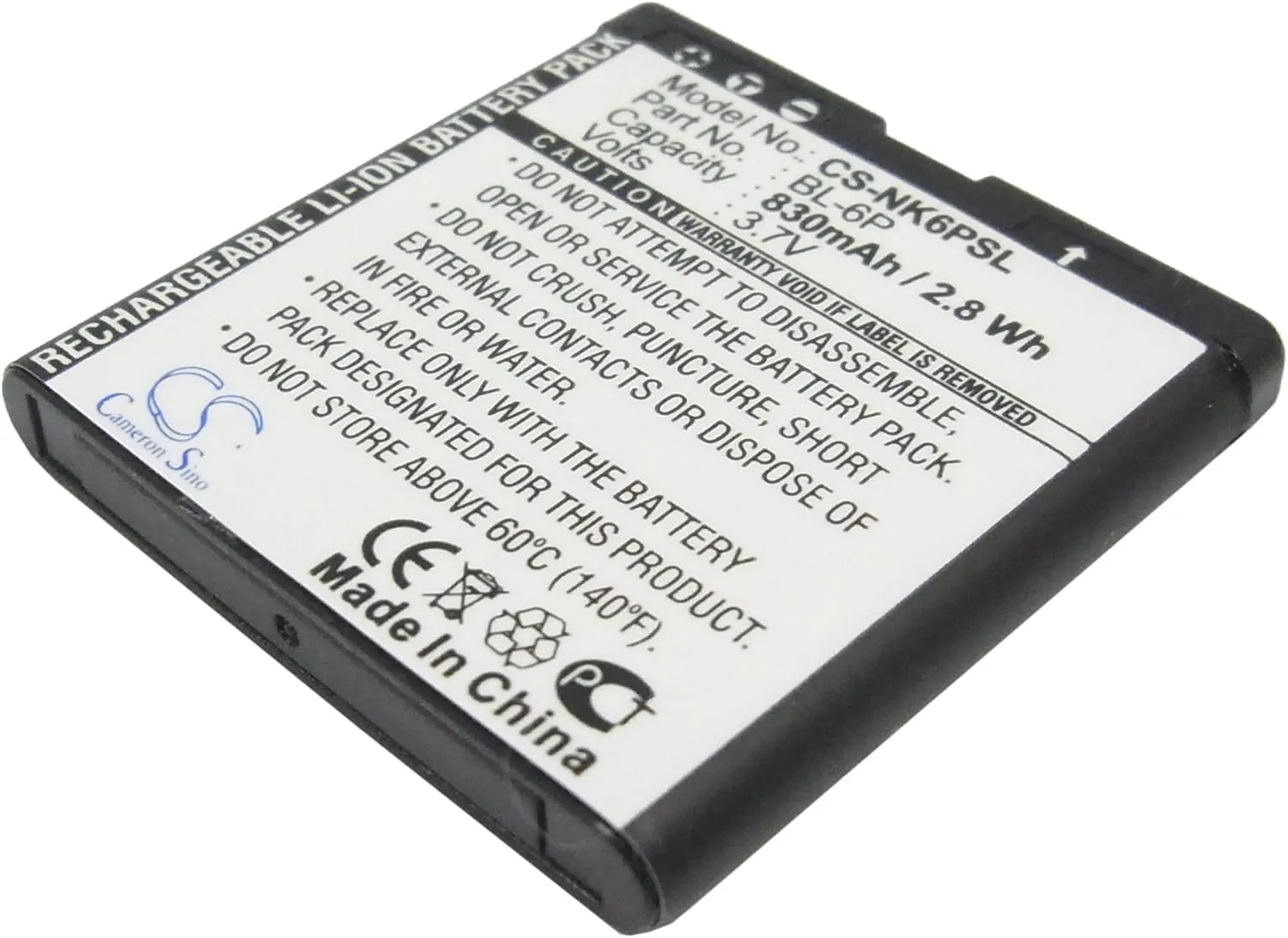 Replacement Battery for Mobiado Professional105Damascus,Professional105CLB,Professional105EM,Professional105GCB,Professional105GMT,Professional105ZAF 3.7V/1400mAh