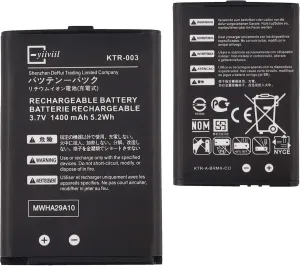 Replacement Battery KTR-003 Compatible with New Nintendo 3DS N3DS 1400mAh 5.2Wh