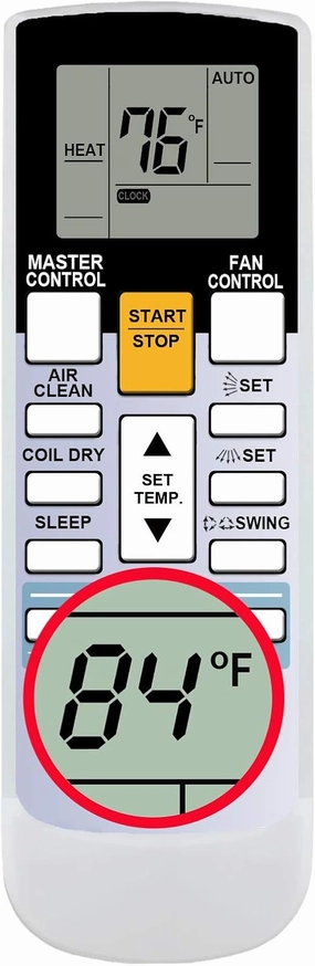 Replacement for Friedrich Air Conditioner Remote Control Model Number AR-RY16 Works for M24CG MW24C3F MW24C3G MW24CF MW24Y3F MW24YF MW30C3F MW30C3G MW30CF MW30CG MW36C3F MW36C3G MW36CF MW36CG