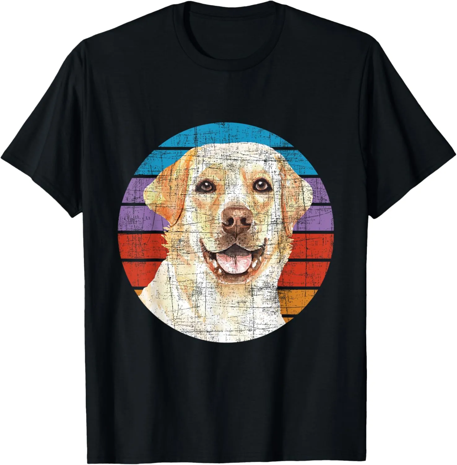 Retro Vintage Labrador - Dog Owner Pet Lover Puppy Trainer T-Shirt
