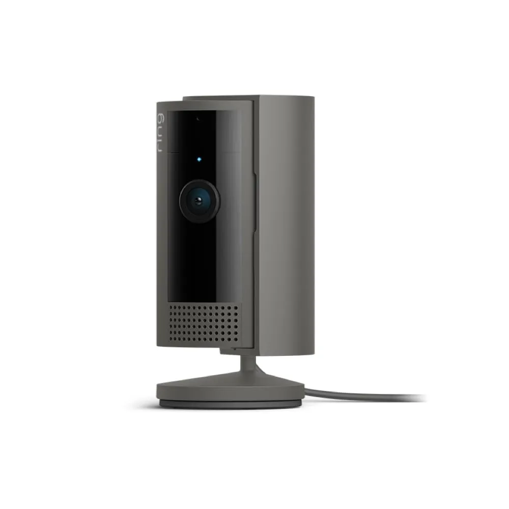 Ring Indoor Cam (newest model) — Home or business security in 1080p HD video, Charcoal
