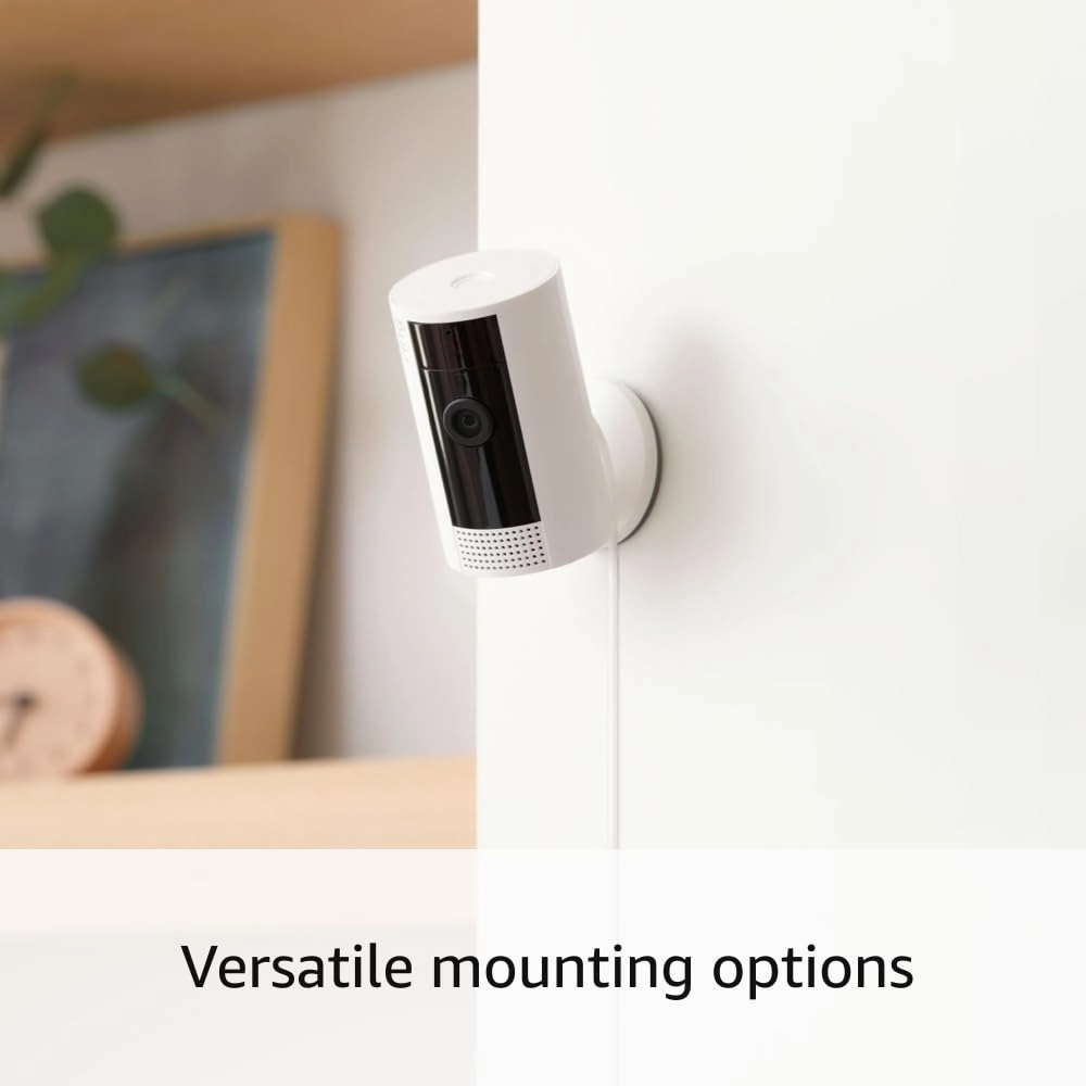 Ring Indoor Cam (newest model) — Home or business security in 1080p HD video, Black